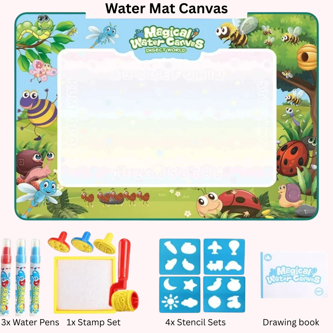 Water Drawing Mat - Mess-Free Creative Play (100×80cm)