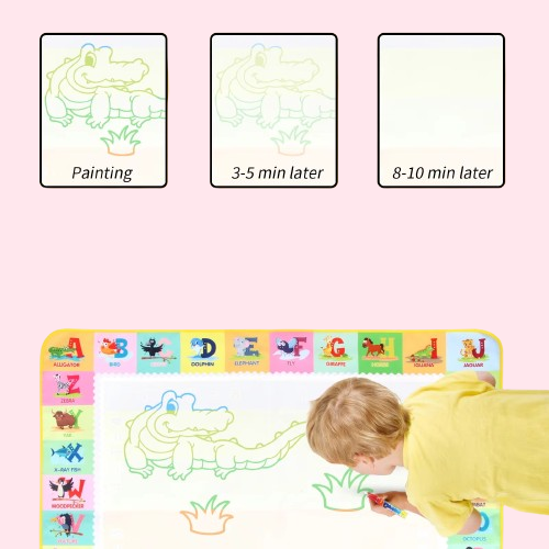Water Drawing Mat - Mess-Free Creative Play (100×80cm)